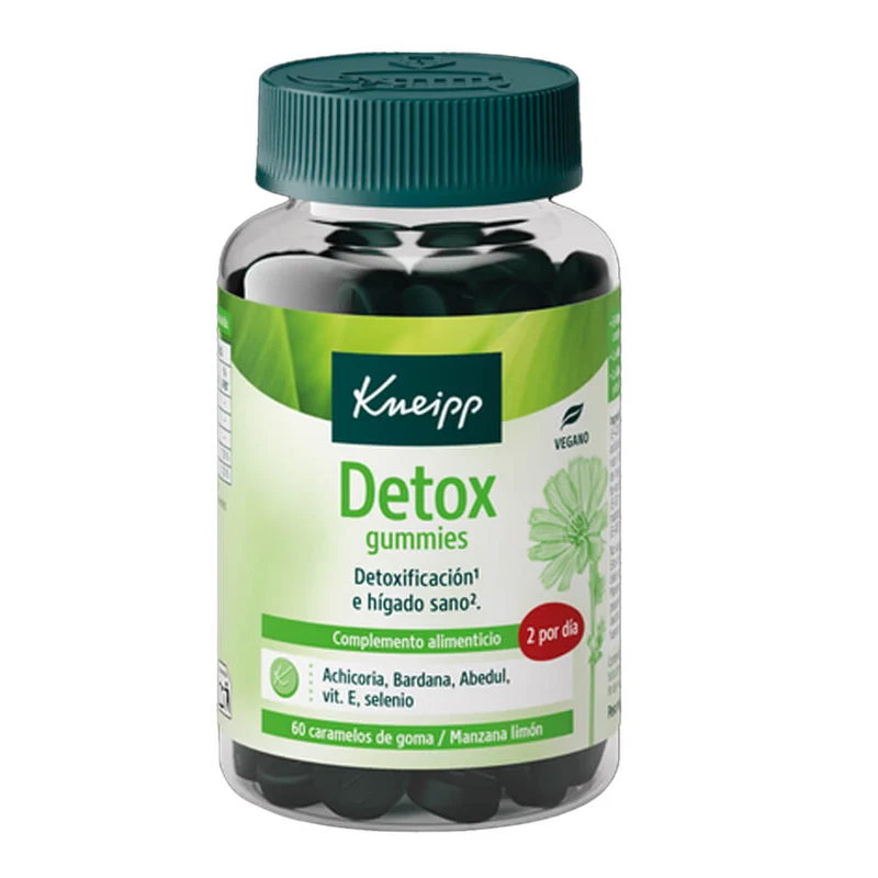Kneipp Détox Gominolas Sabor Manzana Limón 60Uds