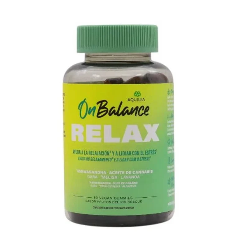 Aquilea Onbalance Relax 60 Gominolas Sabor Frutos Del Bosque