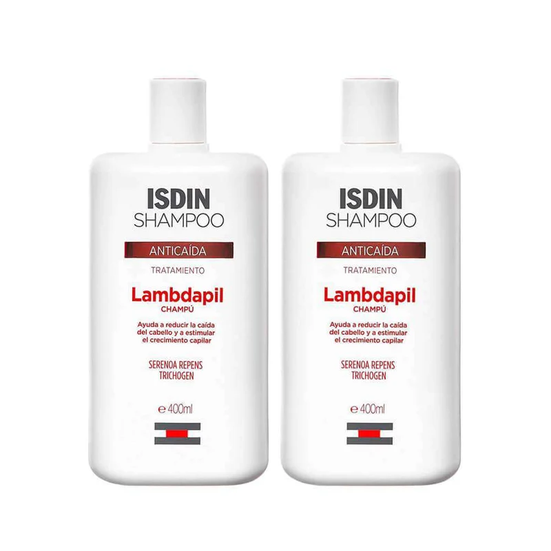 Isdin Lambdapil Anticaída Champú 400 ml Duplo