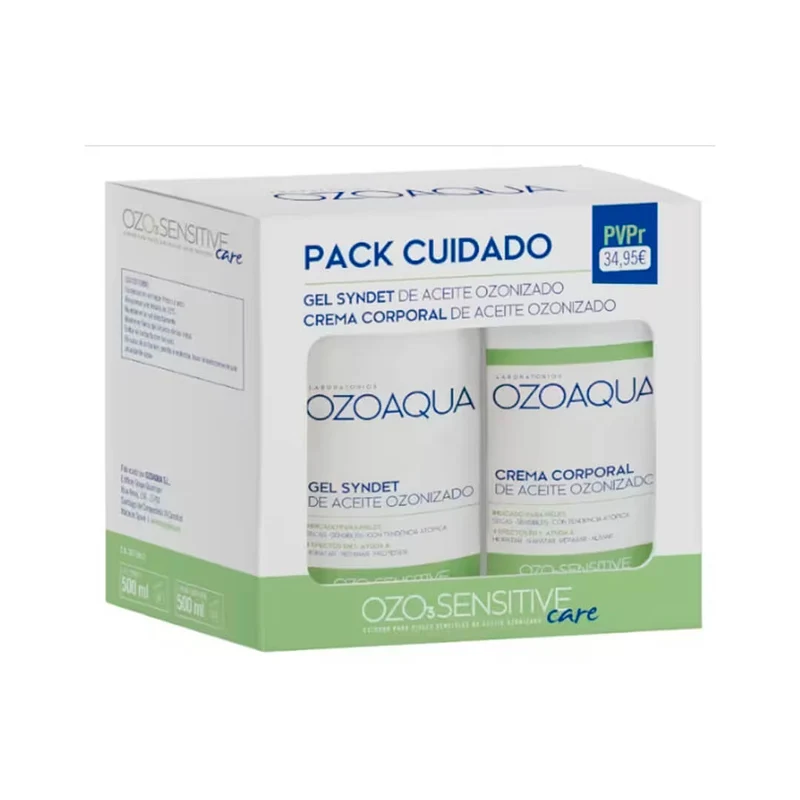 Ozoaqua Pediatrico Gel Syndet 500 ml + Crema Corporal 500ml Pack