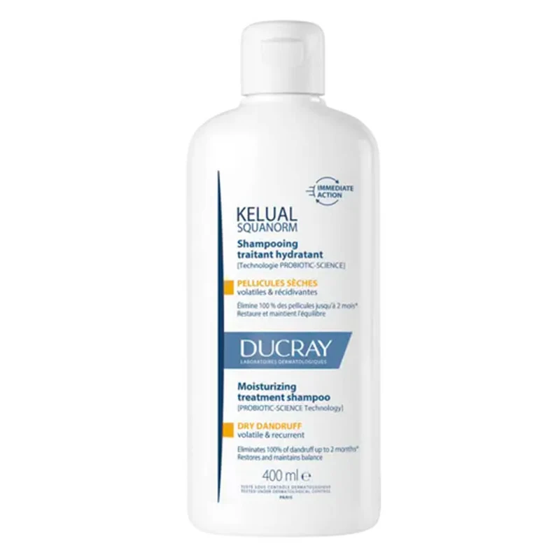 Ducray Kelual Squanorm Champú Hidratante Caspa Seca 400 ml