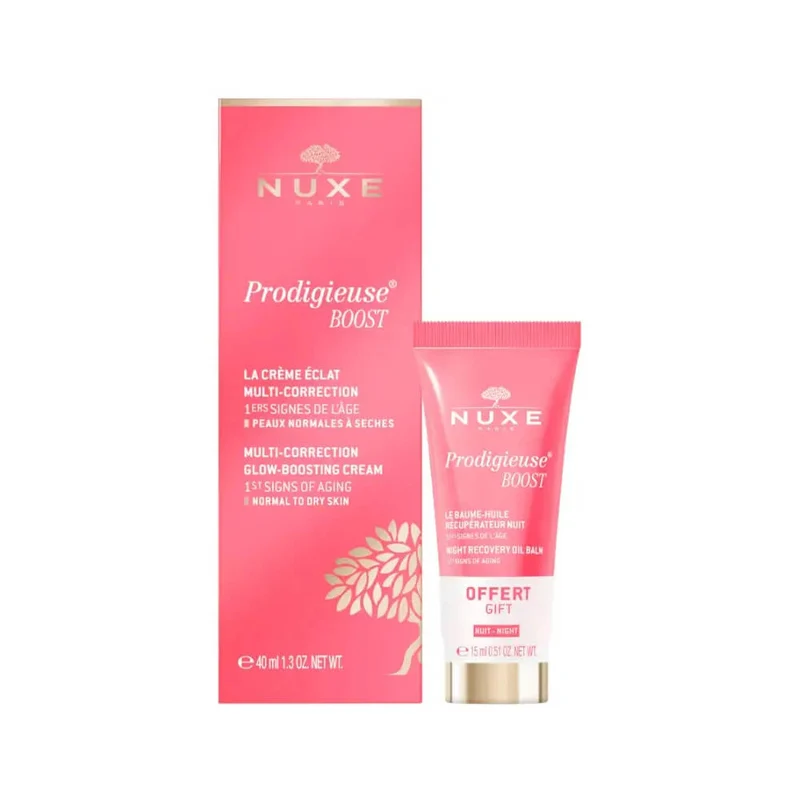 Nuxe Prodigieuse Boost Crema Luminosidad (Piel Normal A Seca) 40 ml + Regalo Prodigieuse Boost Bálsamo 15 ml Pack
