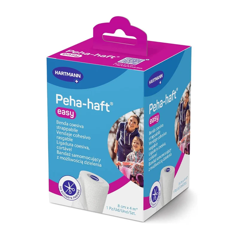 Peha-Haft Easy Venda Elástica Cohesiva White 4 metros X 8 cm