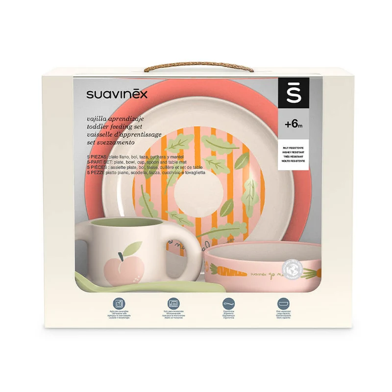 Suavinex Vajilla Infantil Niña +6M