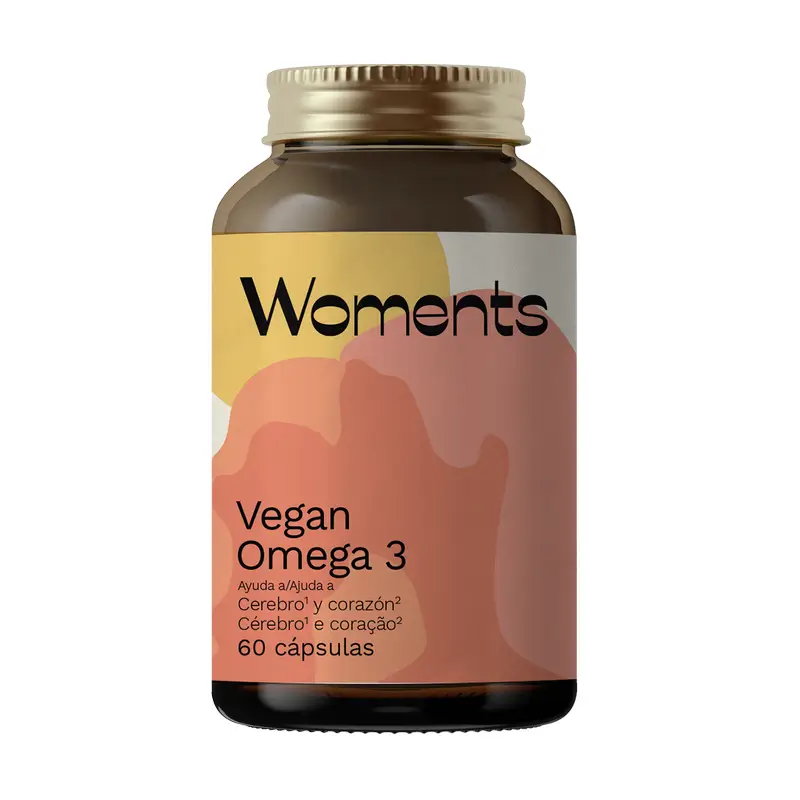 Woments Omega 3 Vegan, 60 cápsulas
