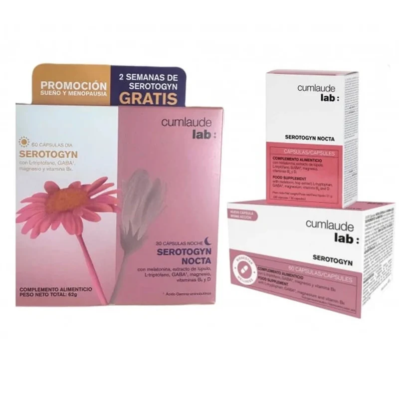 Cumlaude Serotogyn 60 Cápsulas Dia + 30 Cápsulas Noche Pack