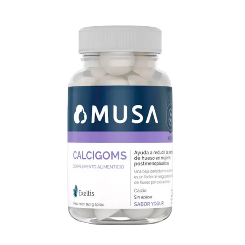 Musa Calcigoms 30 Gominolas Sabor Yogur Sin Azúcar