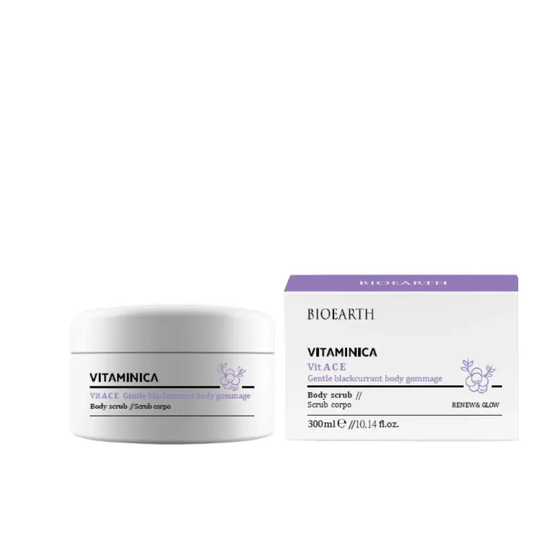 Bioearth exfoliante corporal de grosella negra, 300 ml