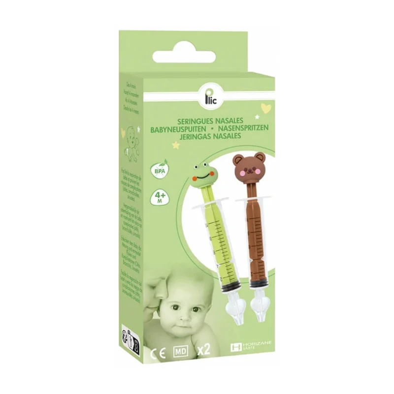 Jeringas Nasales Bebe 2 Unidades +4 Meses