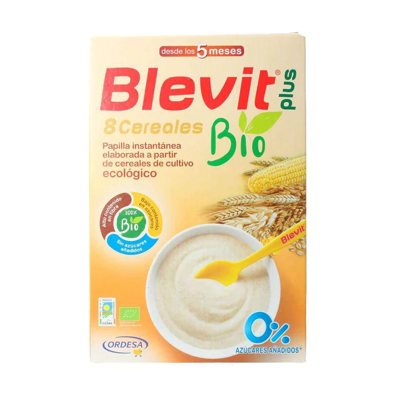 Blevit Plus 8 Cereales Bio 250 Gramos
