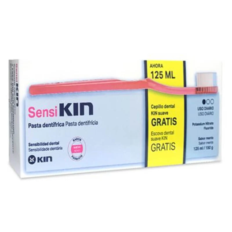 Kin Sensikin Pasta Dentífrica 125 ml + Regalo Cepillo Dental
