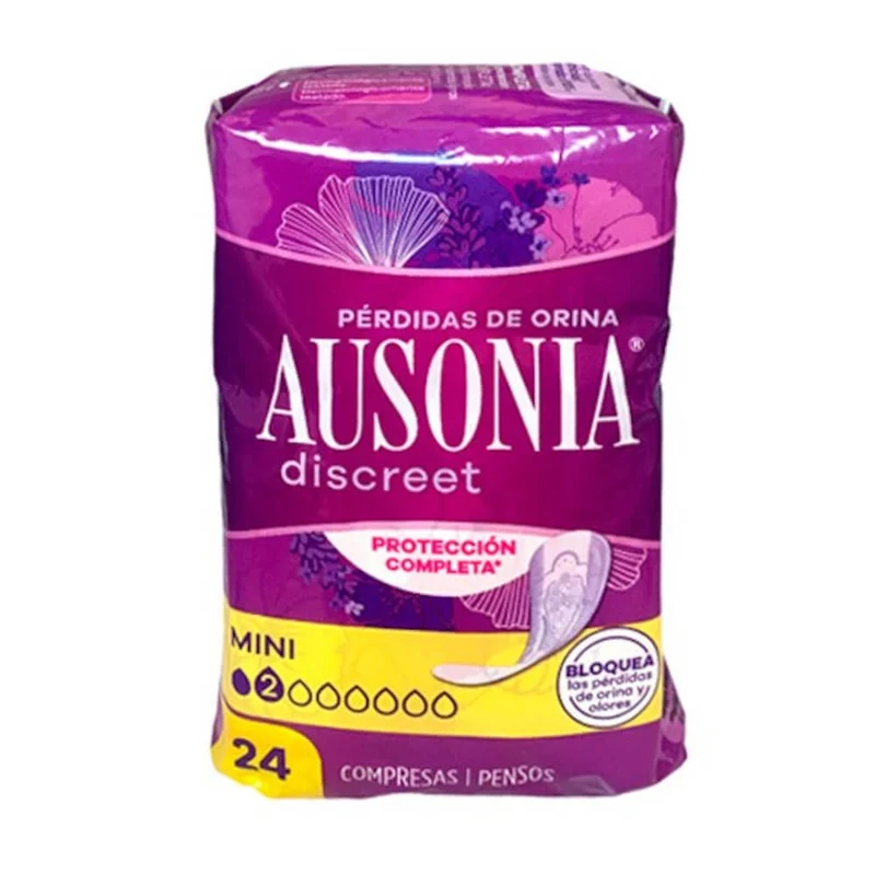 Ausonia Discreet Mini 24 Unidades