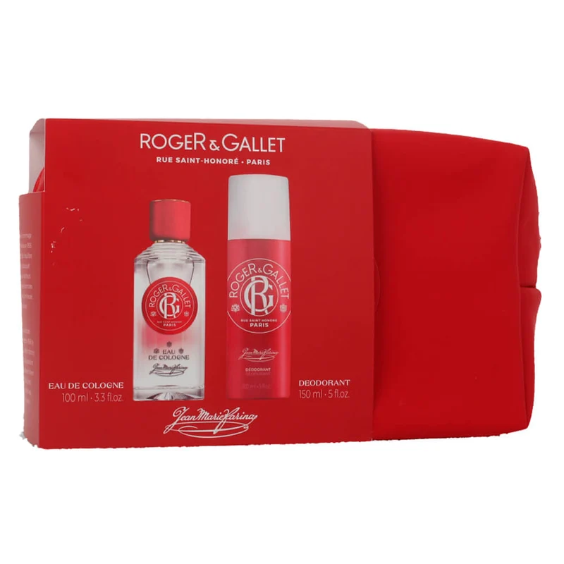 Roger & Gallet Jm Farina Colonia 100 ml + Desodorante + Neceser Rojo