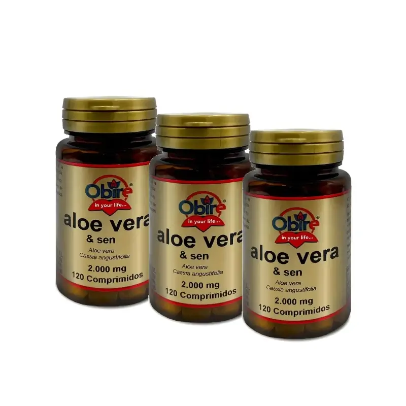 Obire Aloe Vera , Pack 3 x 120 comprimidos