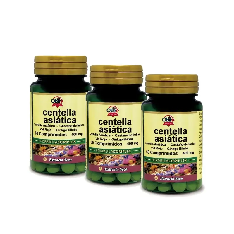 Obire Centella Asiatica Complex , Pack 3 x 60 comprimidos