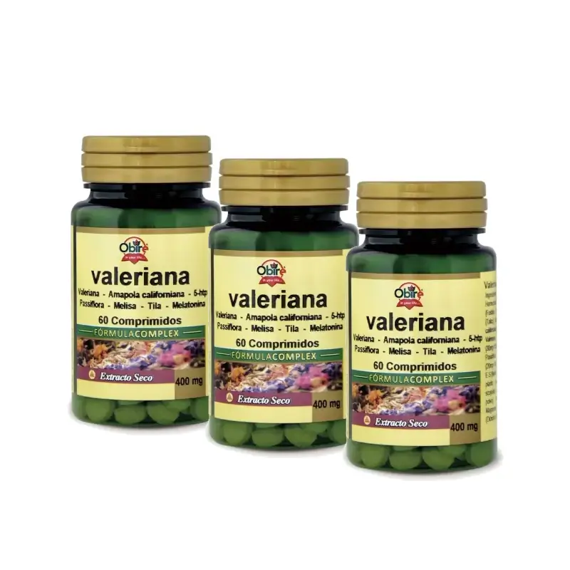 Obire Valeriana Complex , Pack 3 x 60 comprimidos