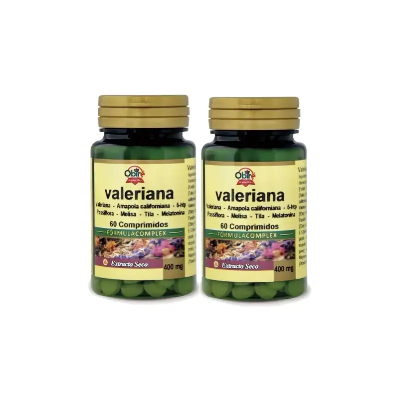 Obire Valeriana Complex , Pack 2 x 60 comprimidos