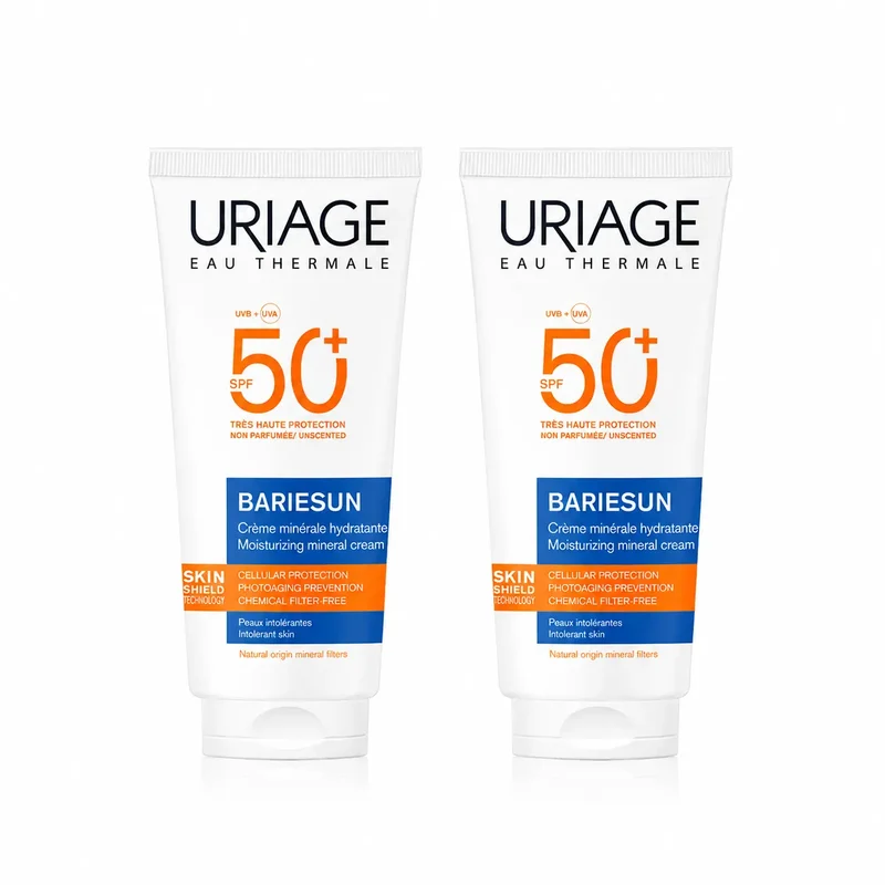 Uriage Bariésun Crema Mineral Spf 50+ 100 Ml , pack 2