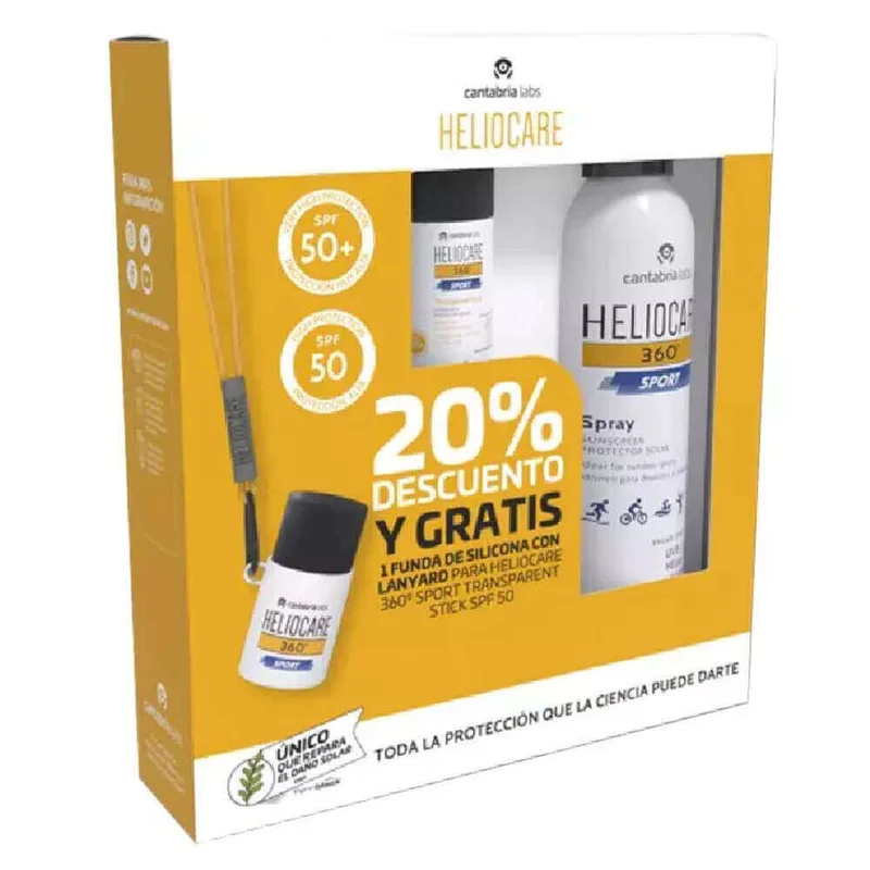 Heliocare 360º Spf 50 Sport Spray 100 ml + Stick 25 gr