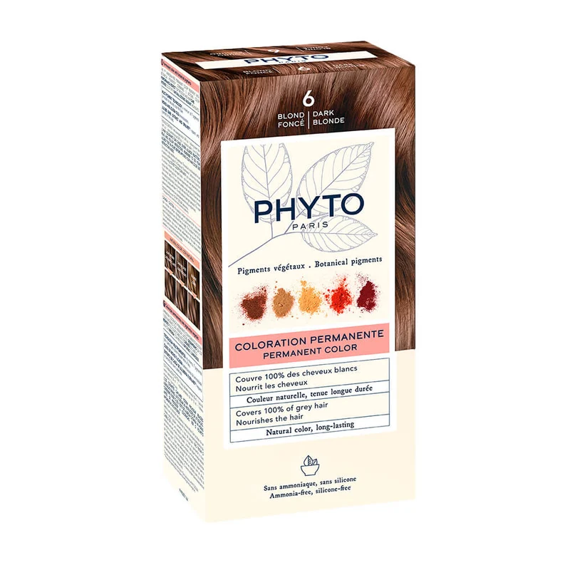 Phyto Coloración Rubio Oscuro N.º 6