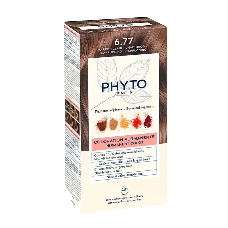 Phyto Coloración Marrón Claro N.º 6.77