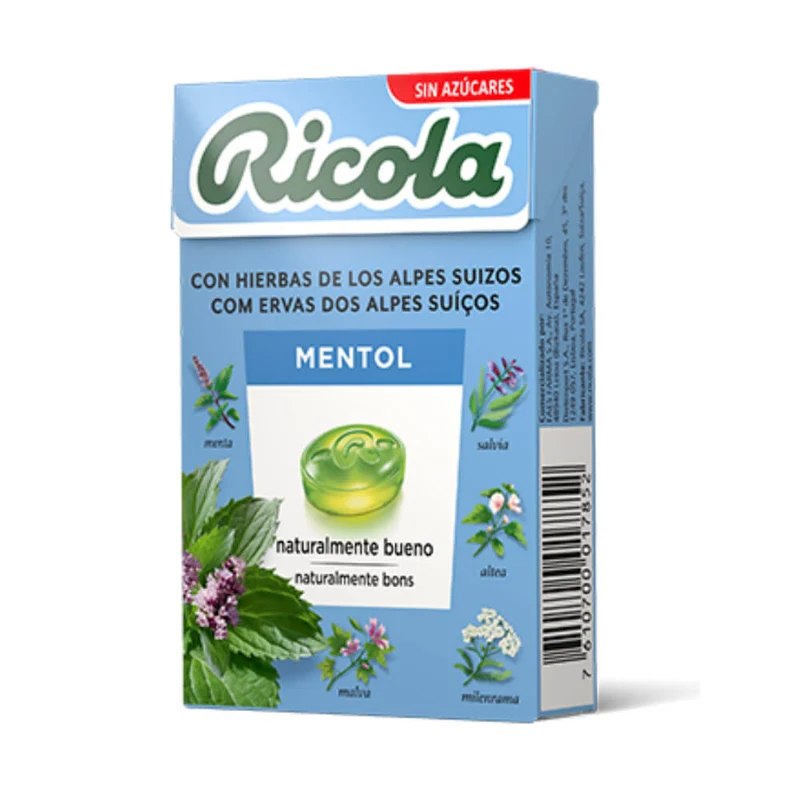 Ricola Caramelos Mentol Sin Azúcar 50 gr