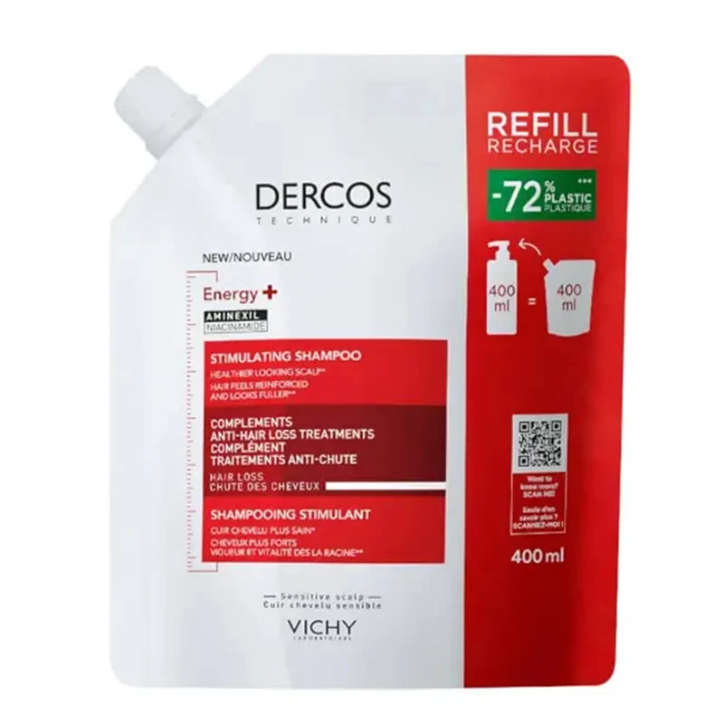 Vichy Dercos Champú Estimulante 390 ml Ecopack