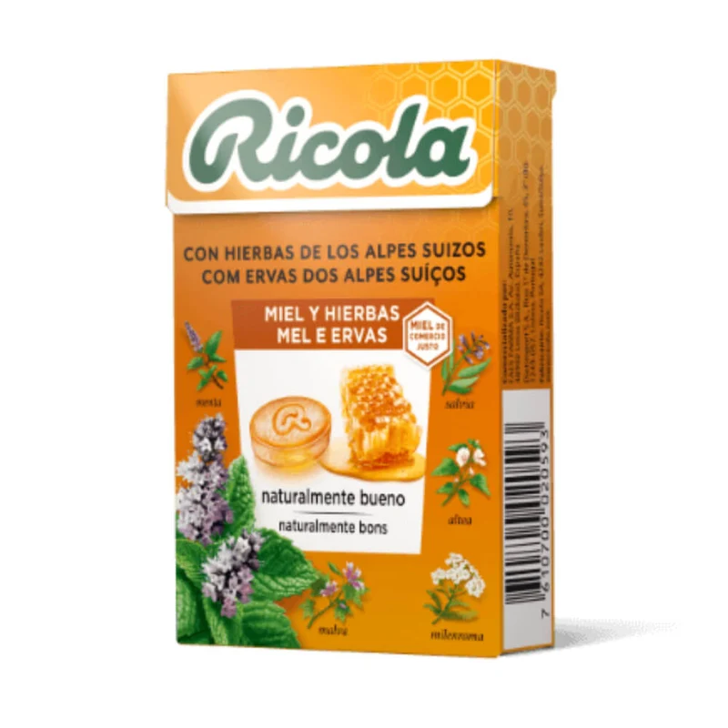 Ricola Caramelos Miel Y Hierbas Con Azúcar 50 gr