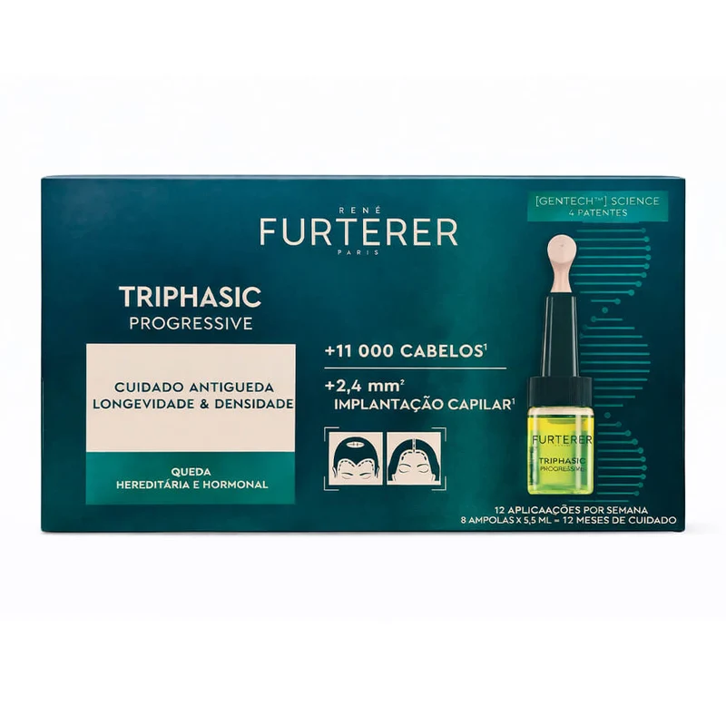 Rene Furterer Triphasic Progressive 8 Ampollas 5,5 ml