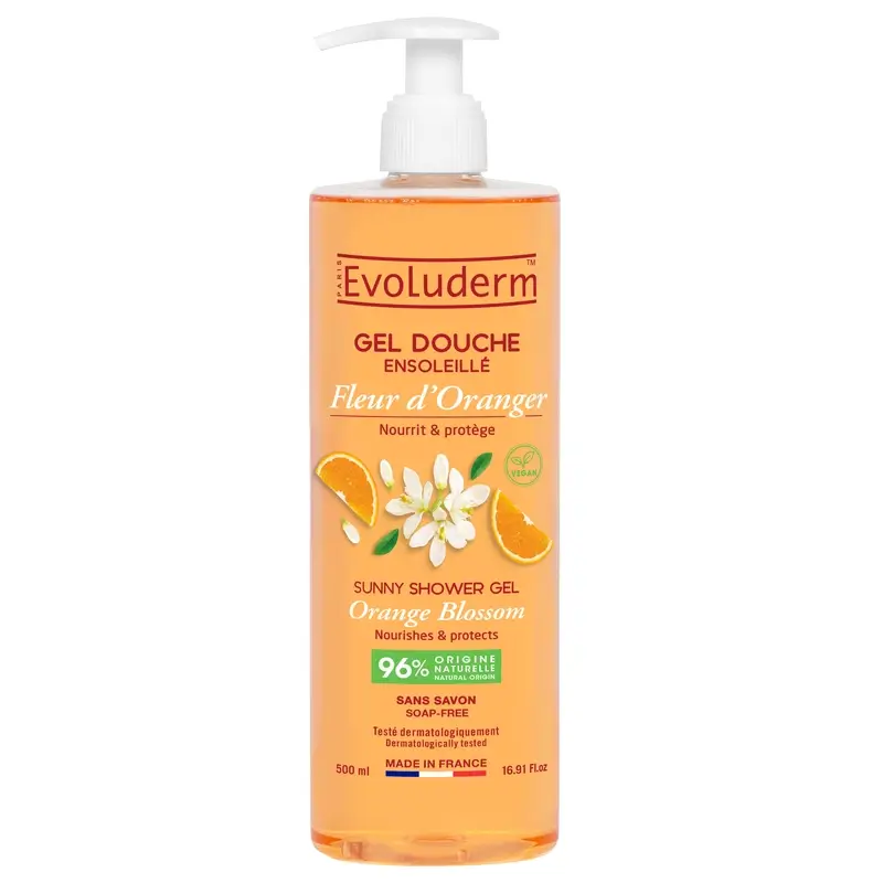 Evoluderm Gel De Ducha Flor De Azahar, 500 ml