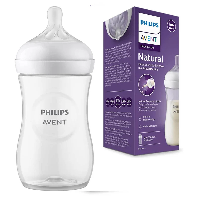 Philips Avent Biberón Anti-Colic Natural Response +1M 260 ml