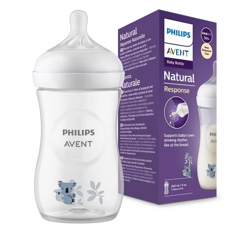 Philips Avent Biberón Anti-Colic Natural Response +1M 260Ml Koala