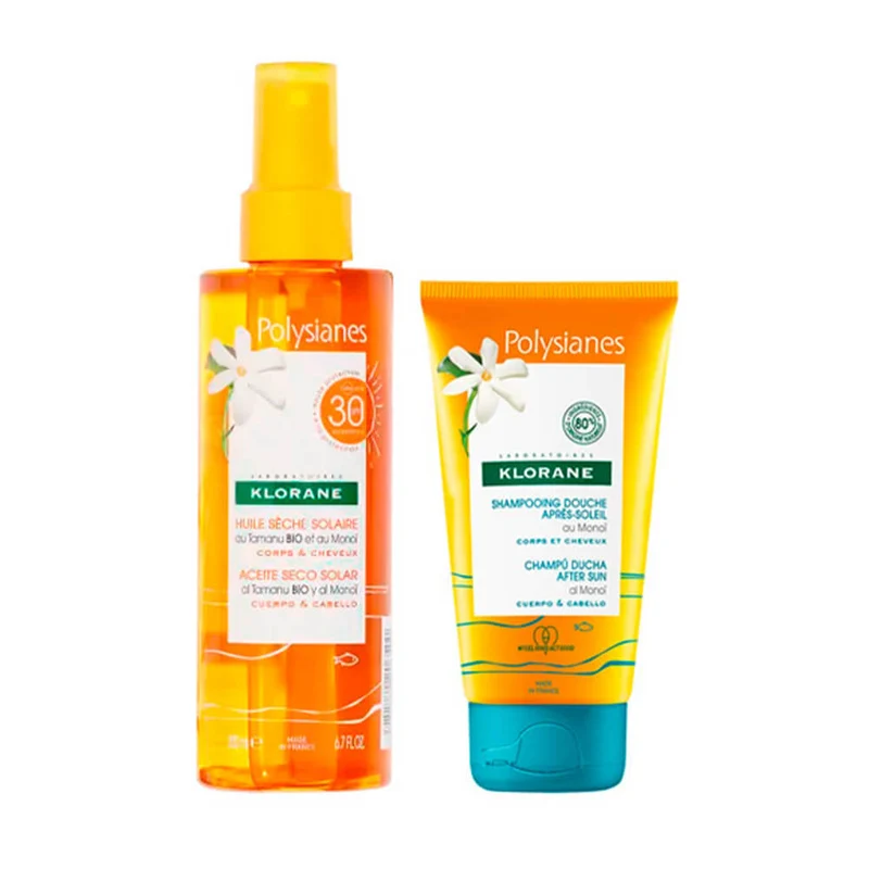 Klorane Polysianes Aceite Seco Solar Spf30 200ml + Regalo