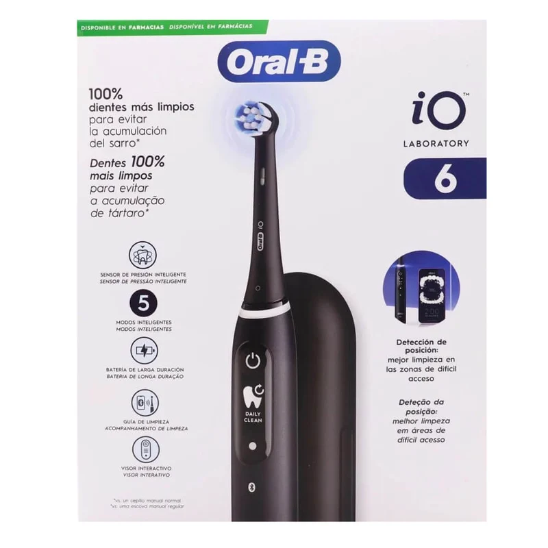 Oral-B Cepillo Electrico Io6 Limpieza Profunda Negro