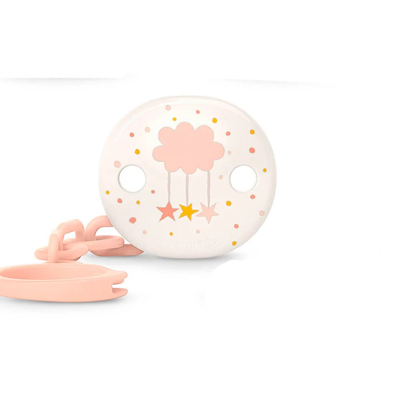 Suavinex Broche Con Cadena Pinza Sxpro Dreams Nube Rosa 199253