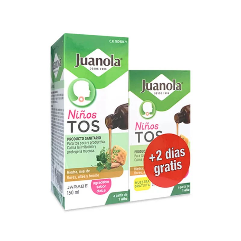 Juanola Tos Jarabe Niños 150 ml + Regalo Jarabe Niños 20 ml