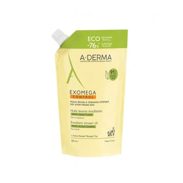 A-Derma Exomega Aceite Baño Y Ducha 500 ml Eco Recarga Pvp Especial