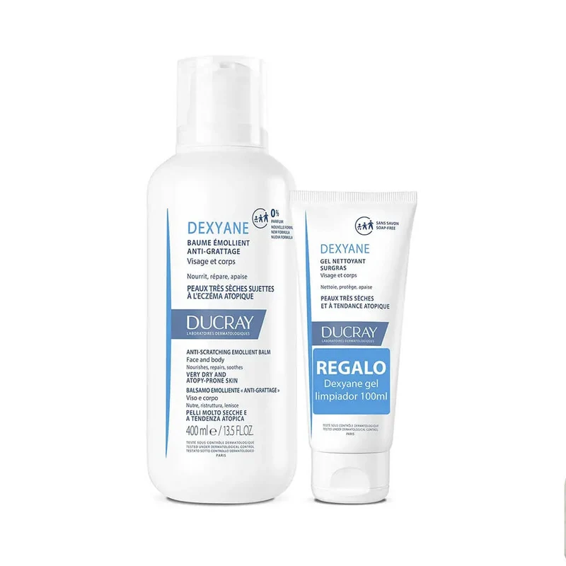 Ducray Dexyane Balsamo Emoliente 400 ml + Regalo Dexyane Gel Limpiador 100 ml