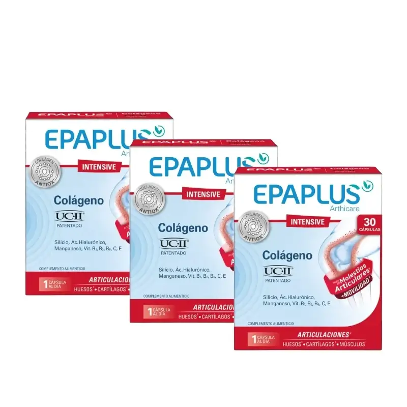 Epaplus Arthicare Intensive Colágeno UCII 30 Comp, Pack 3