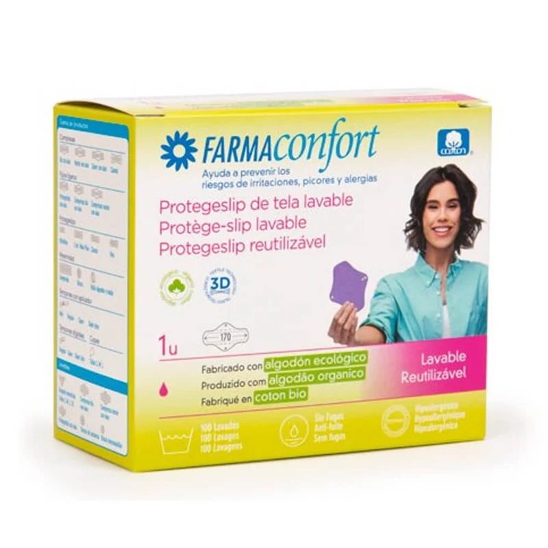 Farmaconfort Protegeslip Tela Lavable Con Alas