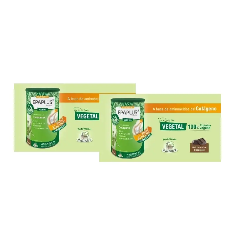 Epaplus Arthicare Colágeno Mantenimiento Vegetal Chocolate 30 Uds, Pack 2