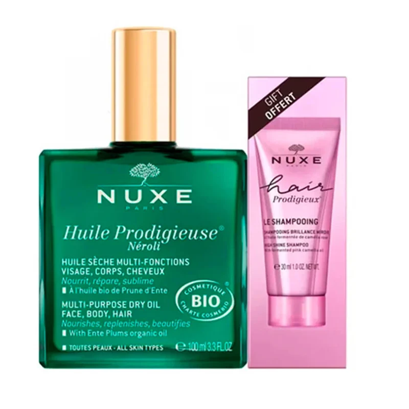 Nuxe Huile Prodigieuse Neroli 100 ml + Regalo Nuxe Prodigueux Champú 30 ml