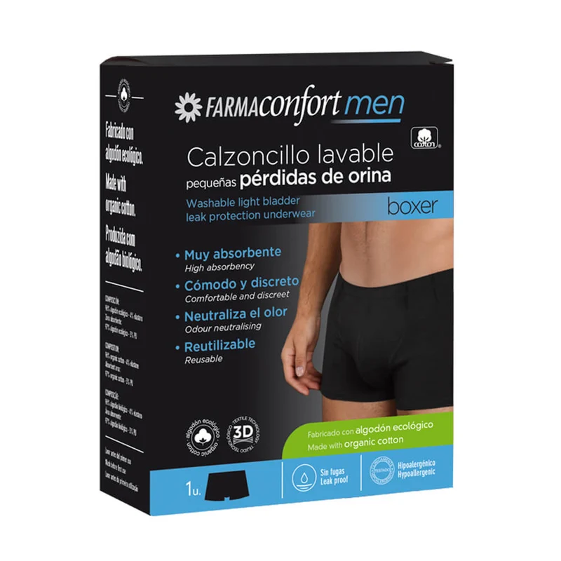 Farmaconfort Men Calzoncillos Pequeñas Perdidas De Orina Talla L