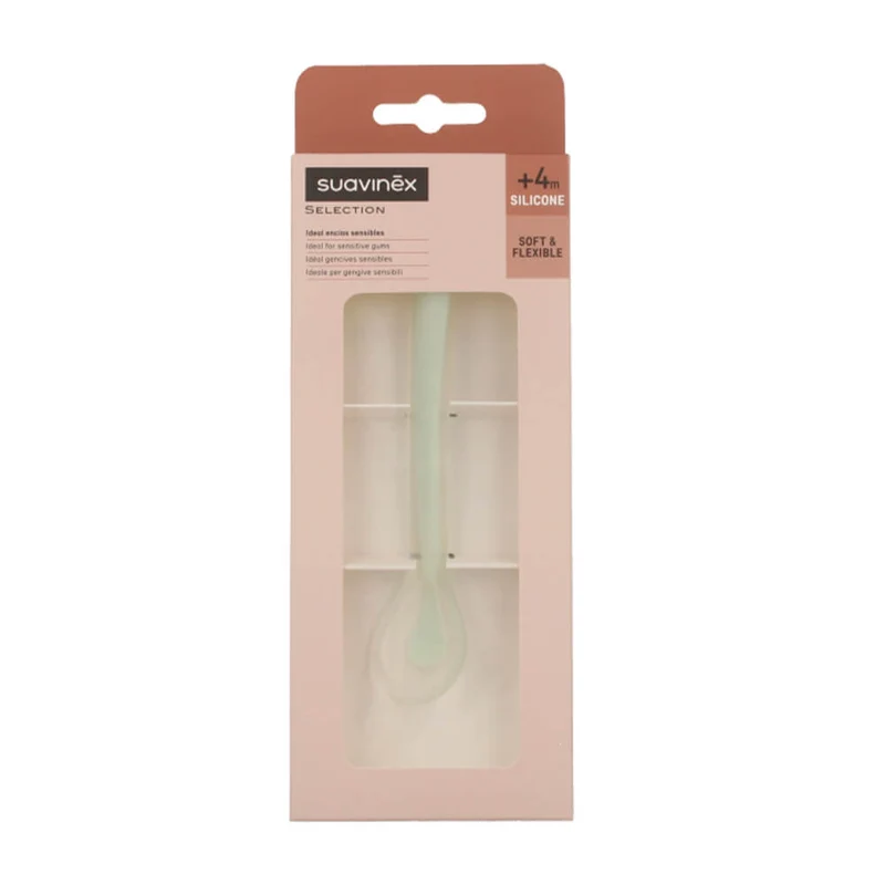 Suavinex Cuchara Silicona +4M 162122