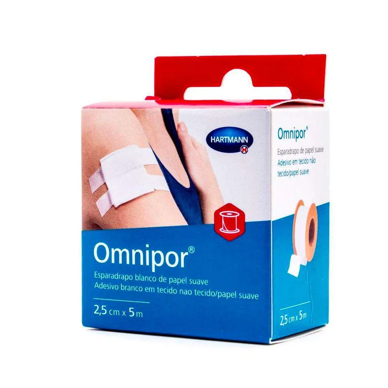 Esparadrapo Omnipor Papel Blanco 2.5Cm X 5M