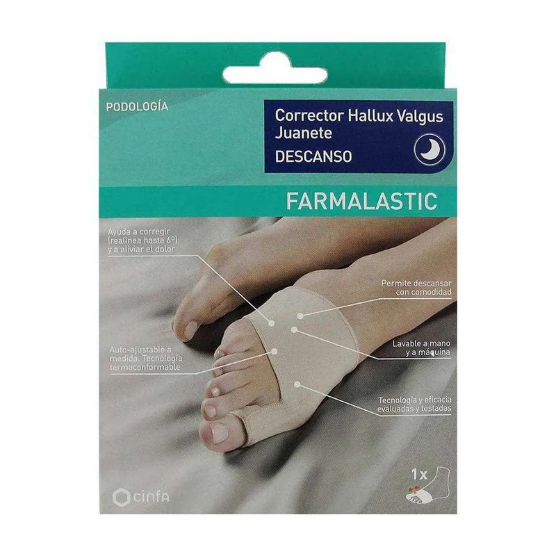 Farmalastic Corrector Juanete Nocturno T.G
