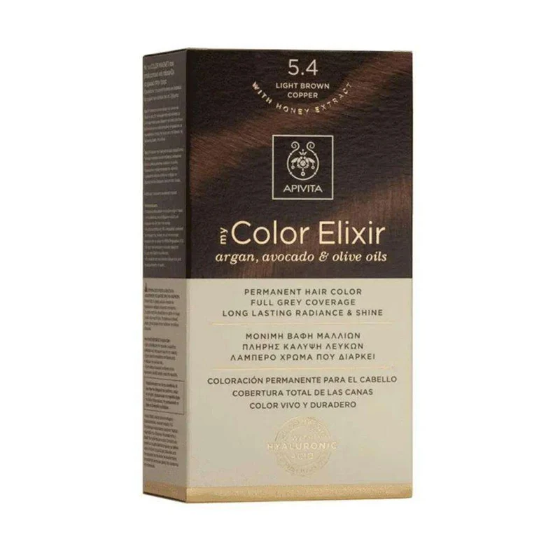 Apivita Tinte 5.4 Light Brown Copper