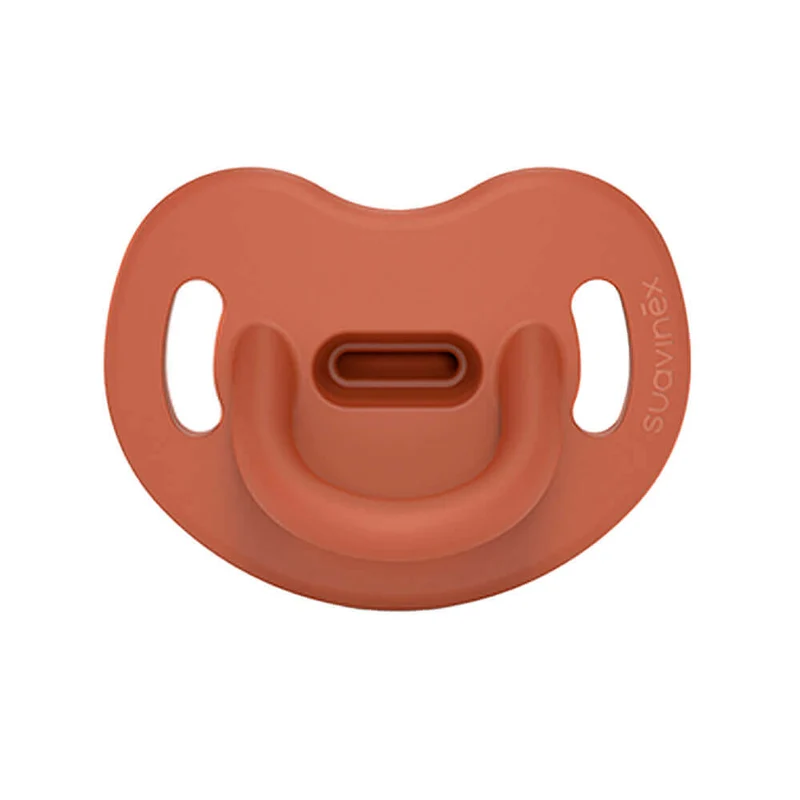 Suavinex Chupete Todosilicona Sxpro Fisiológico Teja 0-6M 1 Unidad 199251