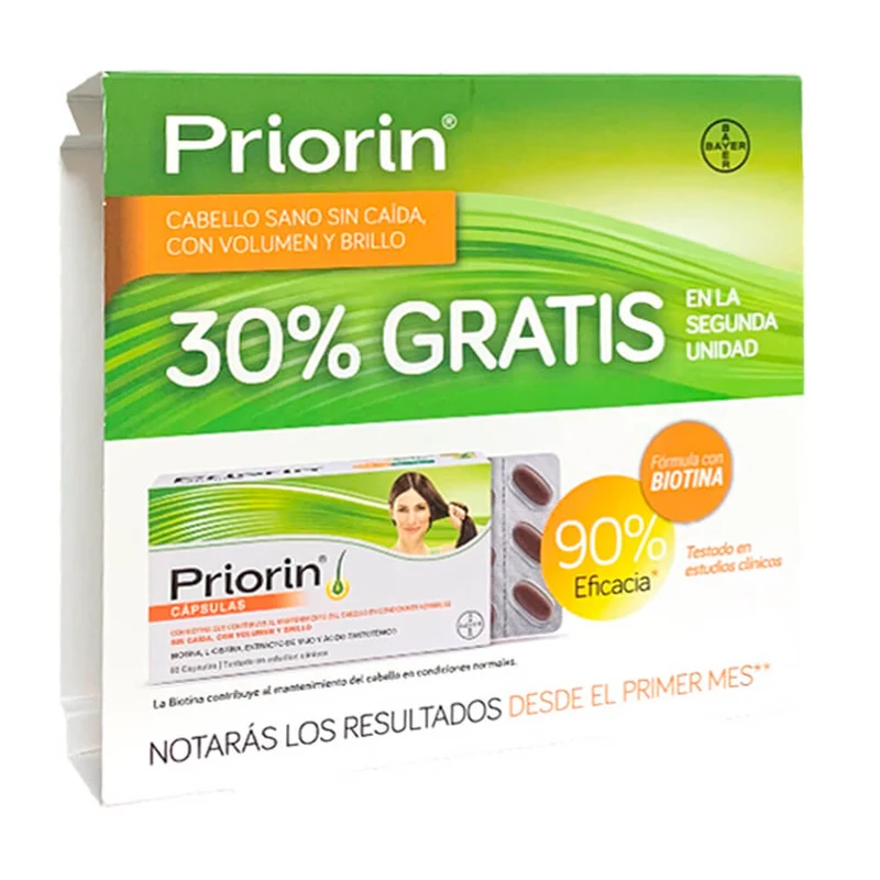 Priorin 60 Cápsulas Duplo