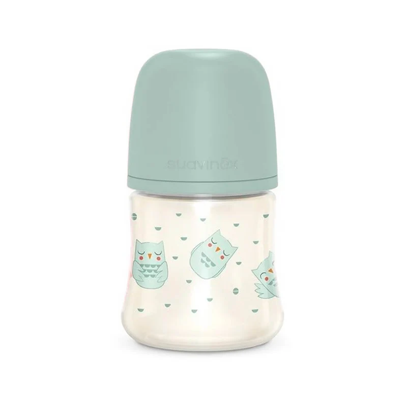 Suavinex Biberón Silicona Sxpro Premium T.S Verde Buhitos 150 ml 162101